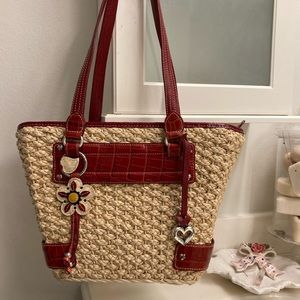 Brighton Straw Shoulder Purse